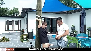 FamilyDick -  Nephew Gets Tied Up And Fucked By Step-Uncle